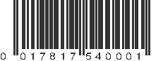 UPC 017817540001