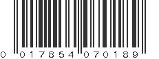 UPC 017854070189