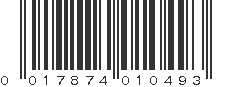 UPC 017874010493