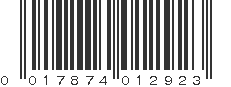 UPC 017874012923