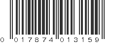 UPC 017874013159