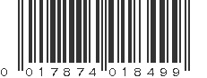 UPC 017874018499