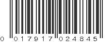 UPC 017917024845