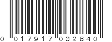 UPC 017917032840