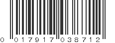 UPC 017917038712