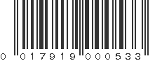 UPC 017919000533