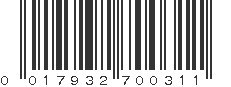 UPC 017932700311