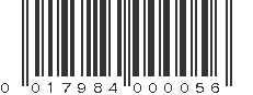 UPC 017984000056