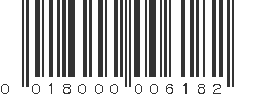 UPC 018000006182