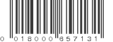 UPC 018000657131