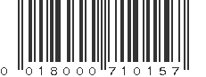 UPC 018000710157