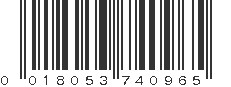 UPC 018053740965