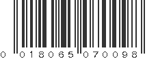 UPC 018065070098