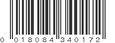 UPC 018084340172