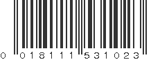 UPC 018111531023