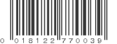 UPC 018122770039