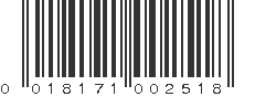 UPC 018171002518