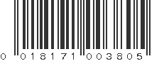 UPC 018171003805