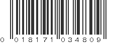 UPC 018171034809