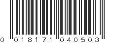 UPC 018171040503