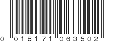 UPC 018171063502