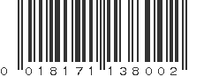 UPC 018171138002