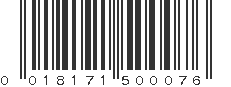 UPC 018171500076