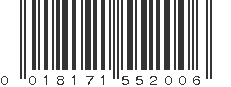 UPC 018171552006