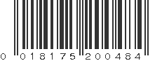 UPC 018175200484