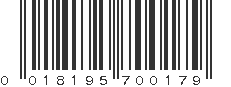 UPC 018195700179