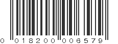 UPC 018200006579