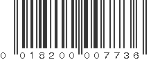 UPC 018200007736