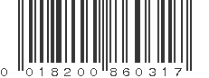 UPC 018200860317