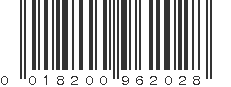 UPC 018200962028