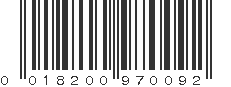 UPC 018200970092