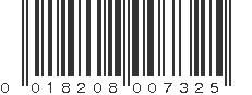 UPC 018208007325