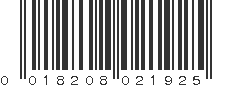 UPC 018208021925