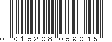 UPC 018208089345