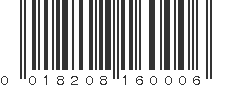 UPC 018208160006