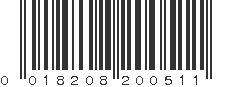 UPC 018208200511