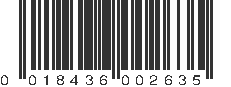 UPC 018436002635