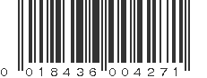 UPC 018436004271