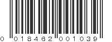 UPC 018462001039