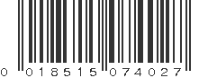 UPC 018515074027