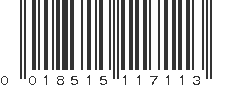 UPC 018515117113