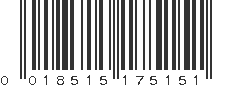 UPC 018515175151