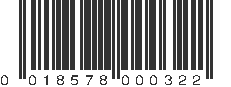 UPC 018578000322