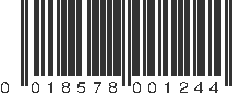 UPC 018578001244