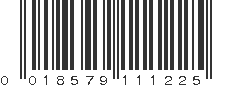 UPC 018579111225