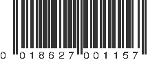 UPC 018627001157